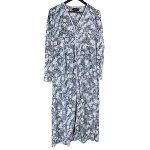 EN SAISON Everly Floral Maxi Dress‎ Button Front